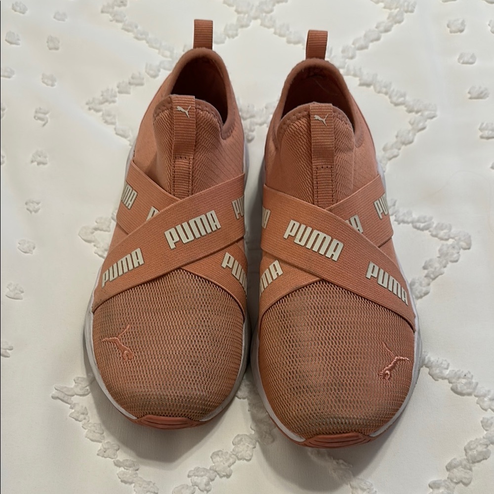 Puma Pink Slip-On Sneakers